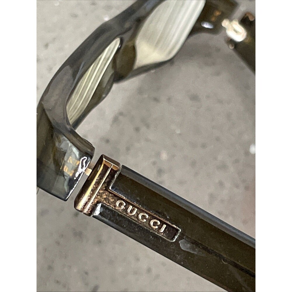 Gucci GG 1444 988 Brown Rectangular Eyeglasses Frames ONLY 130 Full Rim Italy - Picture 15 of 15